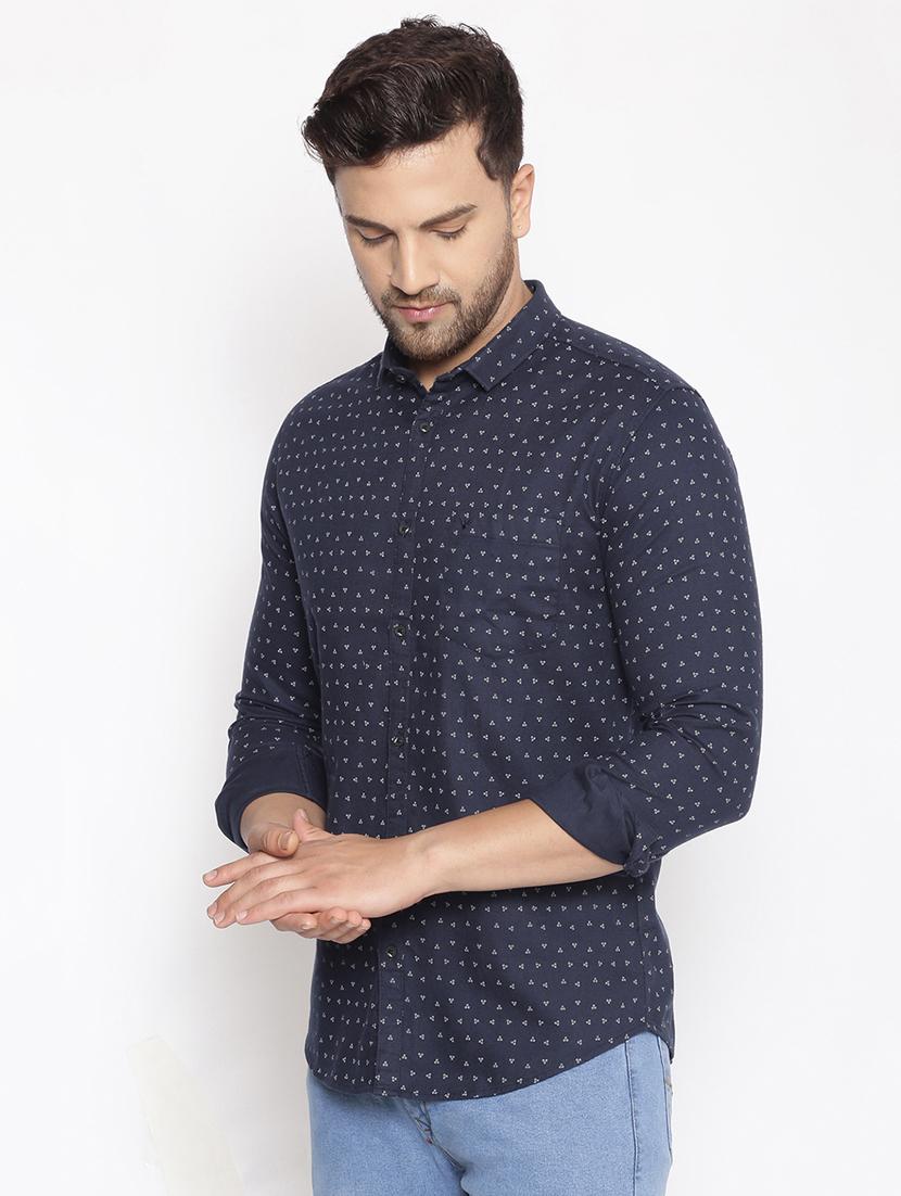 mens geometric casual shirt - 17795949 -  Standard Image - 1