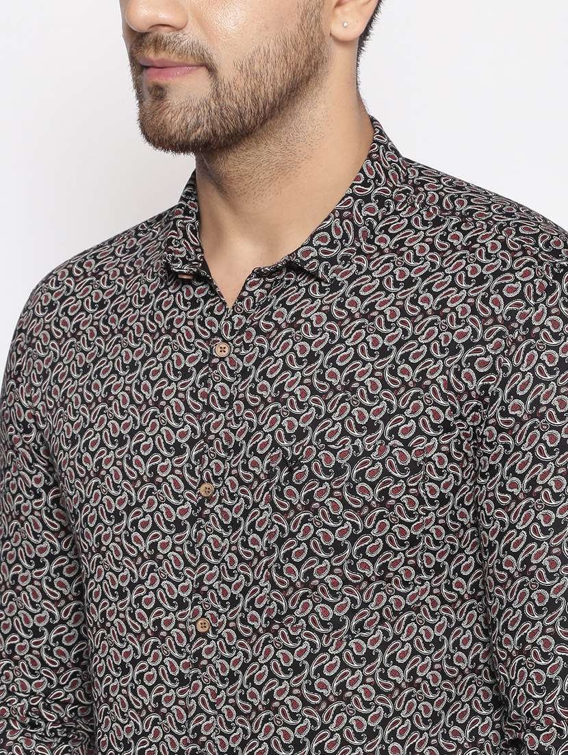 mens paisley casual shirt - 17795970 -  Standard Image - 4