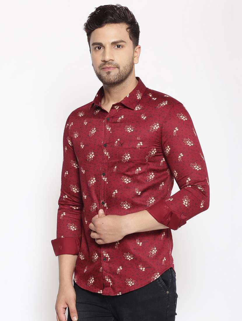 mens florals casual shirt - 17796010 -  Standard Image - 1