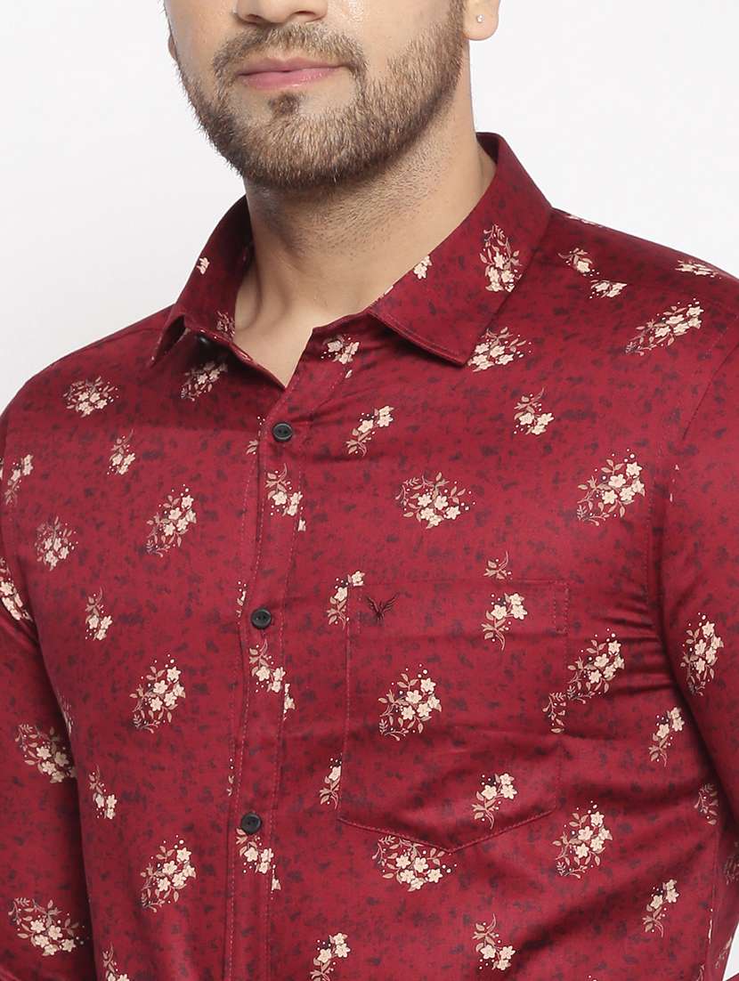 mens florals casual shirt - 17796010 -  Standard Image - 4