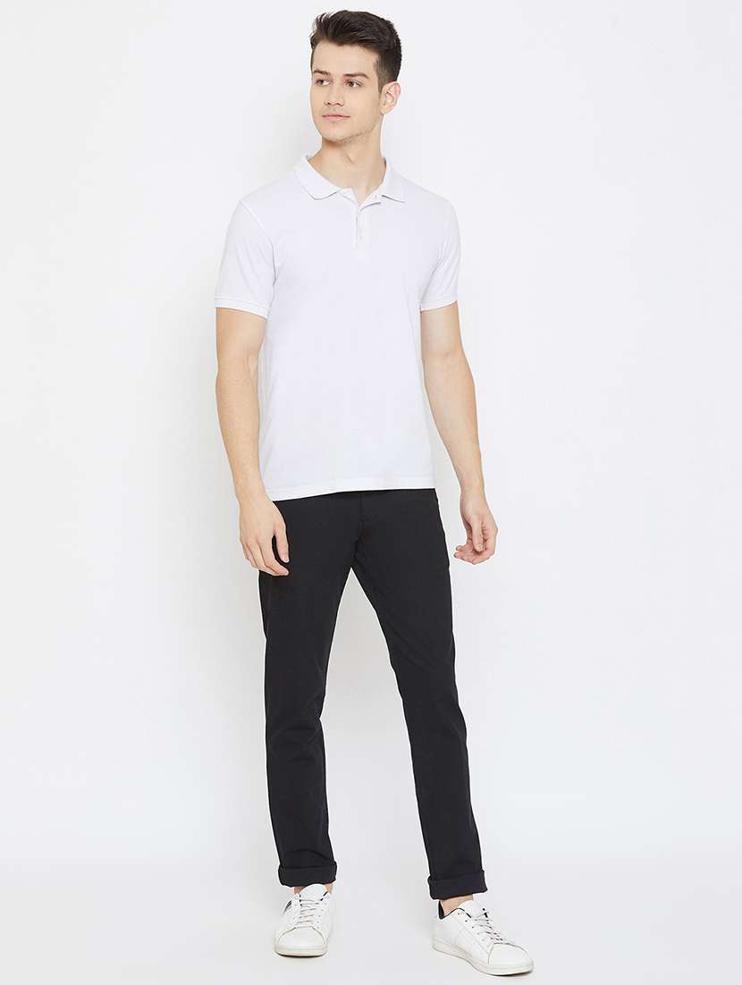 men solid flat front trouser - 17796070 -  Standard Image - 4