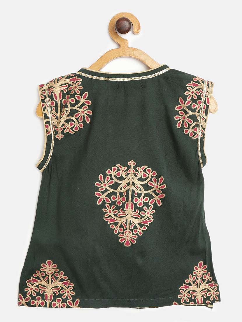 green viscose lehenga choli - 17797423 -  Standard Image - 1