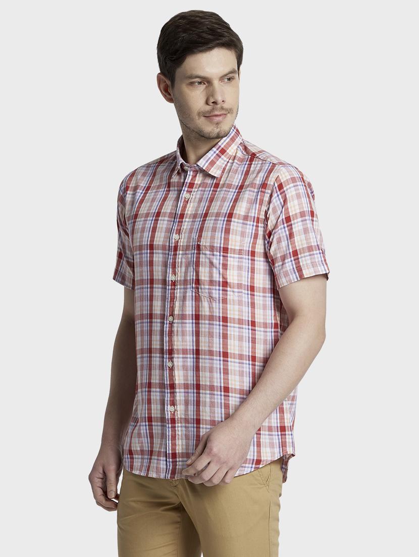 multi colored checkered casual shirt - 17801706 -  Standard Image - 1