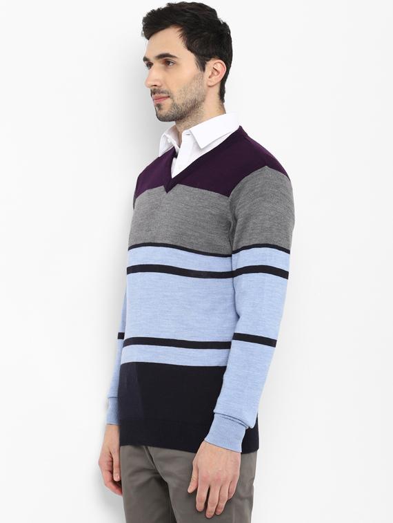 multi colored striped pullover - 17804528 - Standard Image - 1