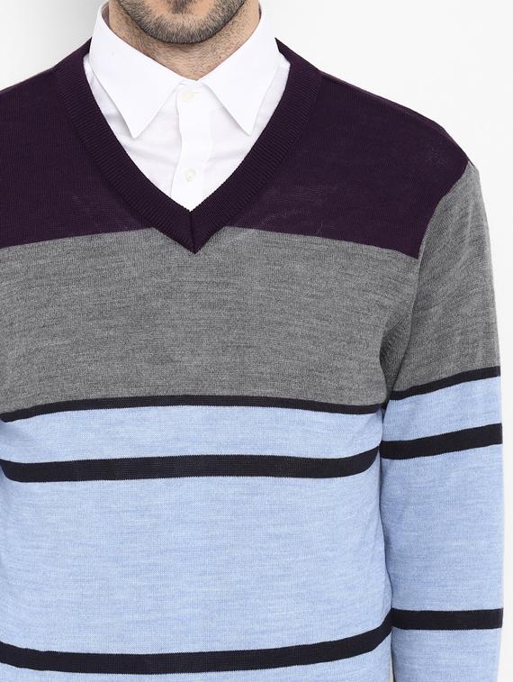 multi colored striped pullover - 17804528 - Standard Image - 4