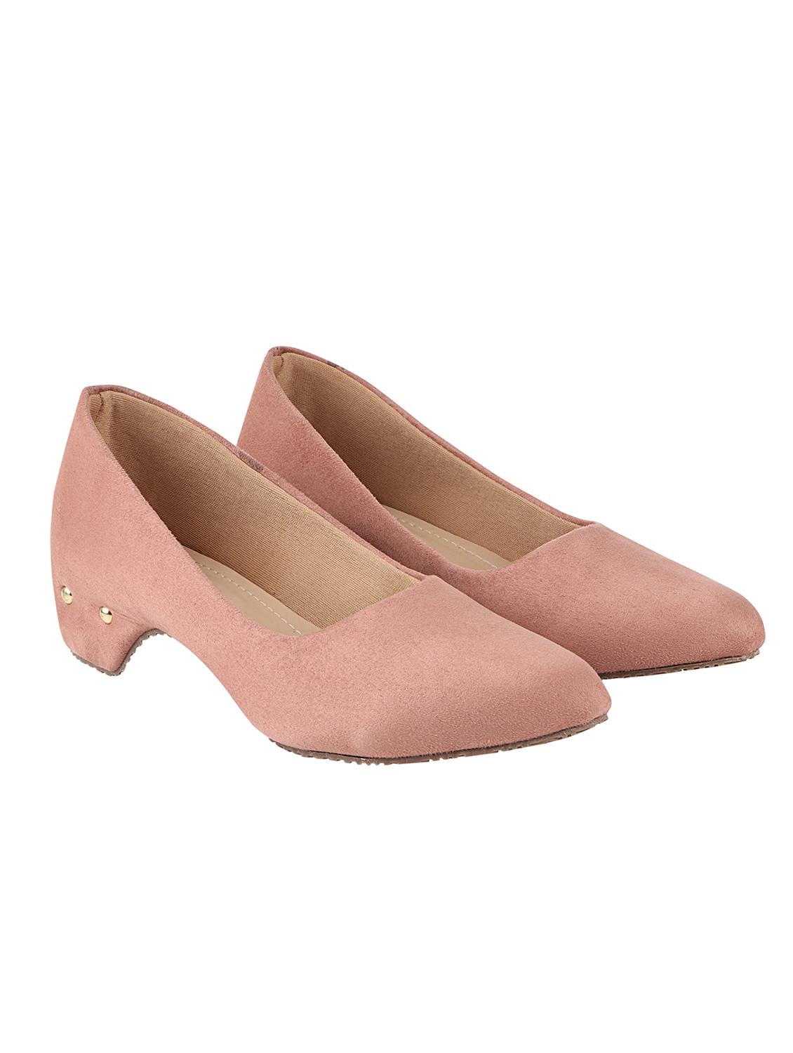 pink suede slip on pumps - 17805792 - Standard Image - 1