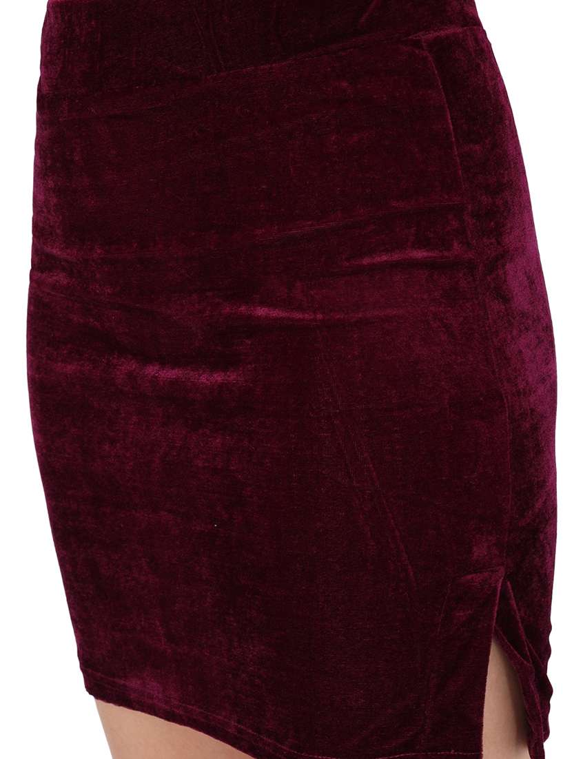 high rise solid pencil skirt  - 17805898 -  Standard Image - 4