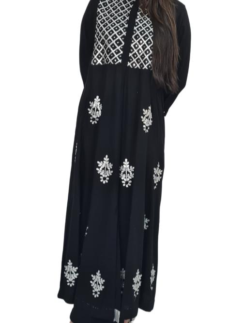 ethnic wear mandrine chinese neck 3/4 - 17805909 - Standard Image - 1