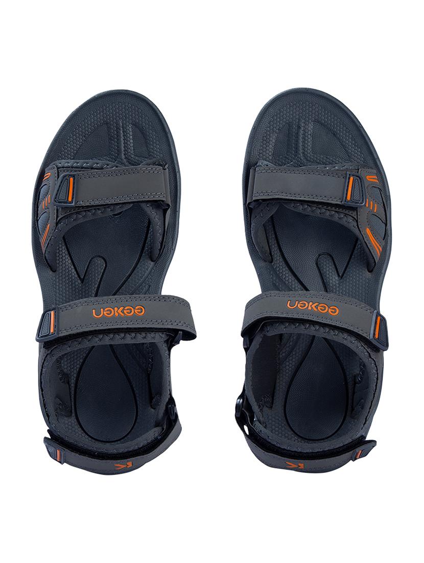 grey fabric back strap floaters - 17806094 - Standard Image - 4