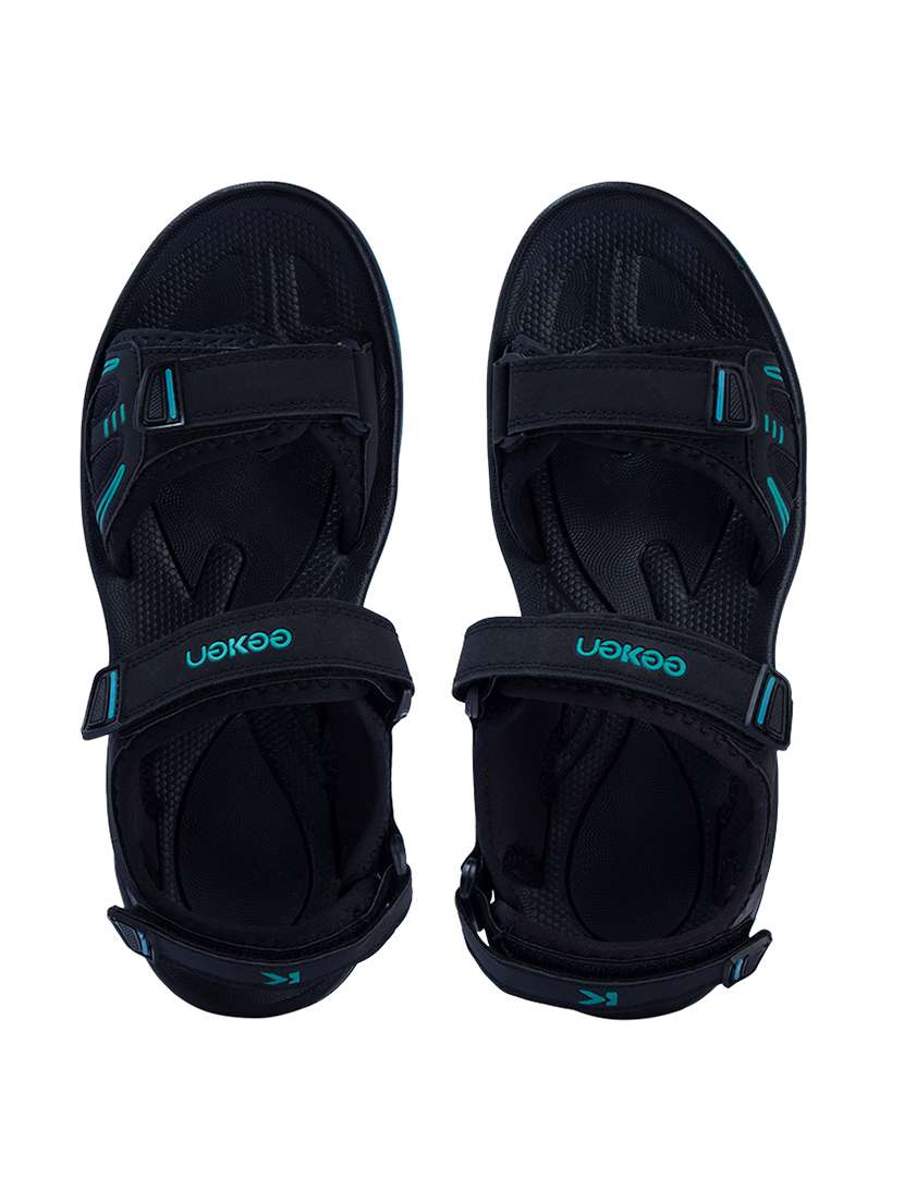 black fabric back strap floaters - 17806095 -  Standard Image - 4