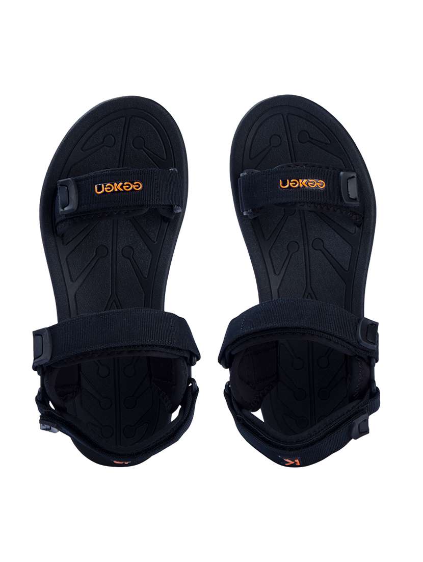 orange fabric back strap floaters - 17806097 -  Standard Image - 4