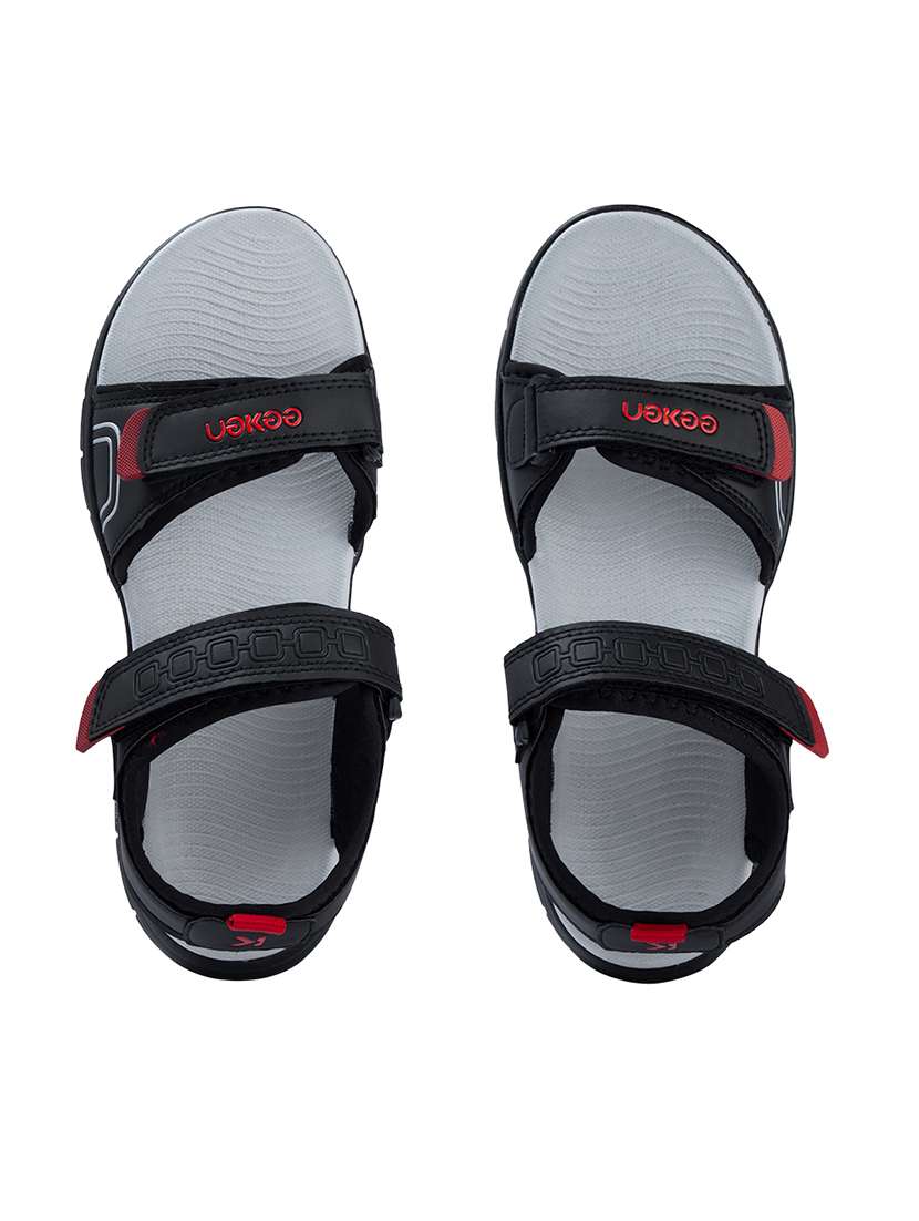 black fabric back strap floaters - 17806100 -  Standard Image - 4