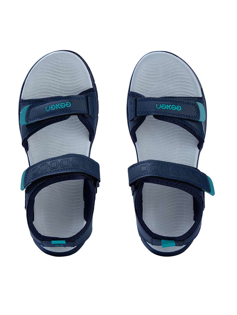 navy fabric back strap floaters - 17806101 -  Standard Image - 4