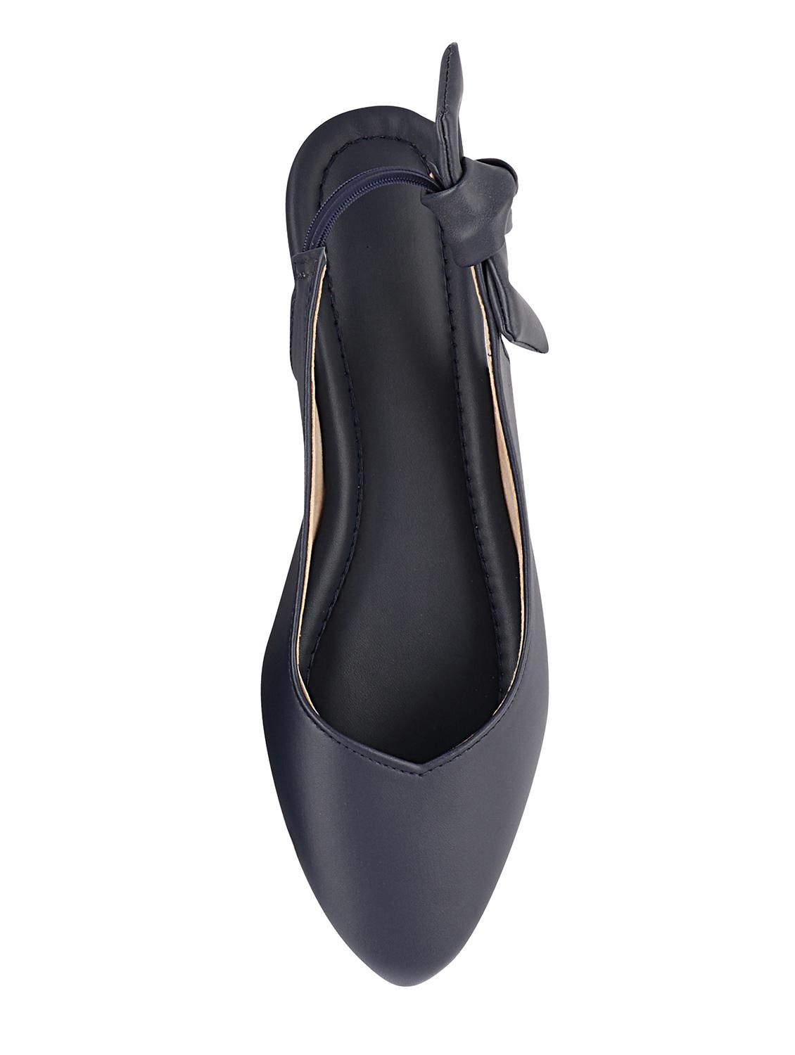 blue back strap solid flats - 17806241 - Standard Image - 4