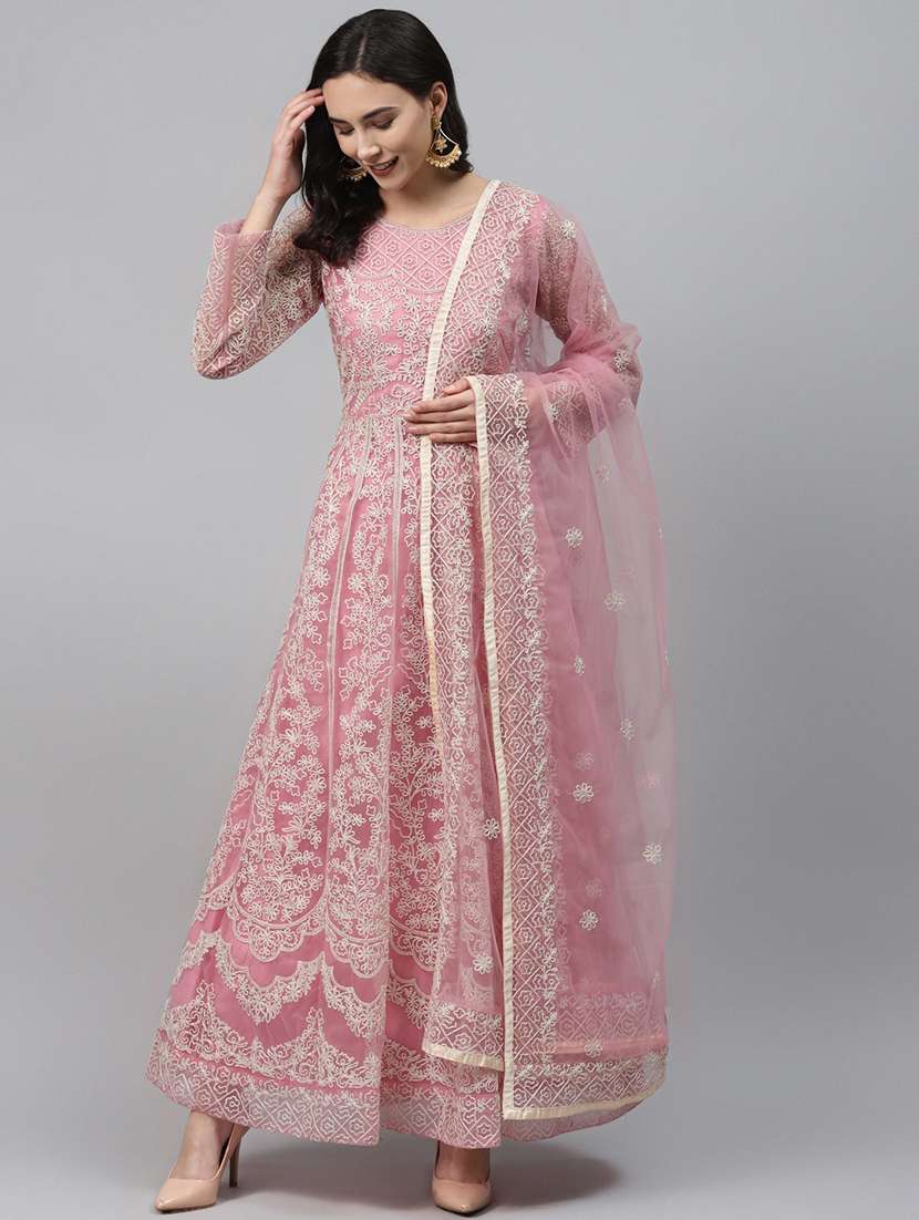 embroidered unstitched suit