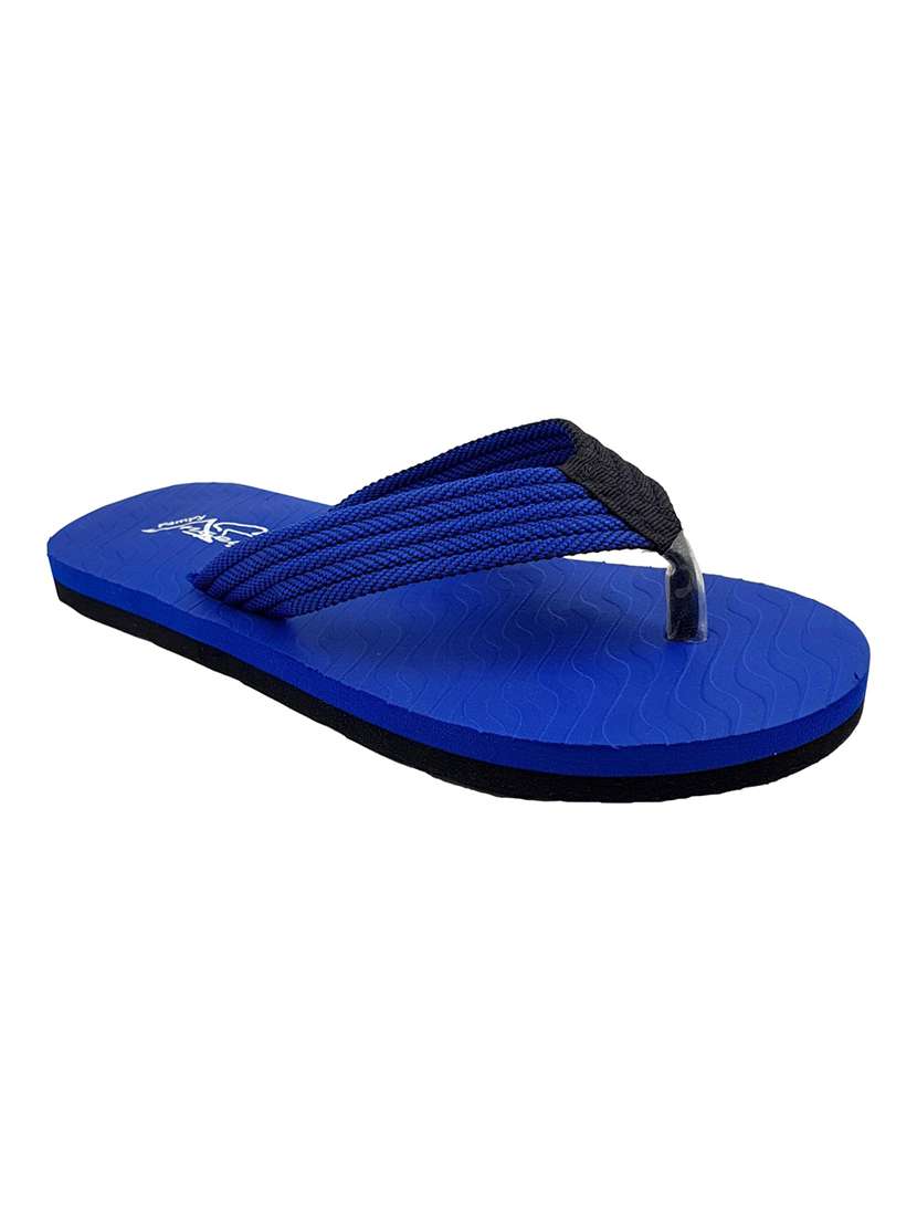 blue rubber toe separator flip flops - 17807151 -  Standard Image - 1