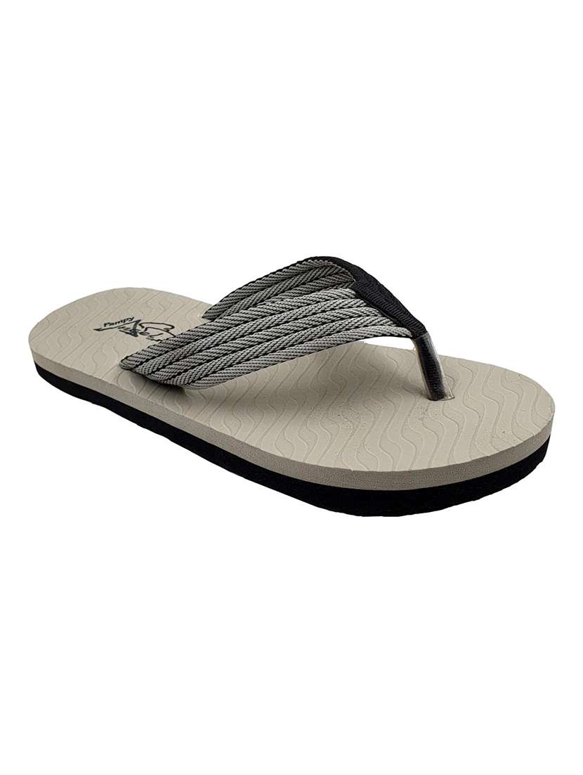 grey rubber toe separator flip flops - 17807154 -  Standard Image - 1