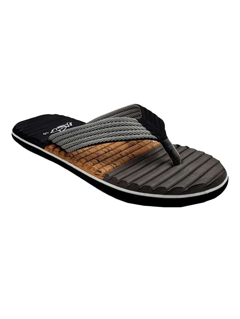 grey rubber toe separator flip flops - 17807163 -  Standard Image - 1
