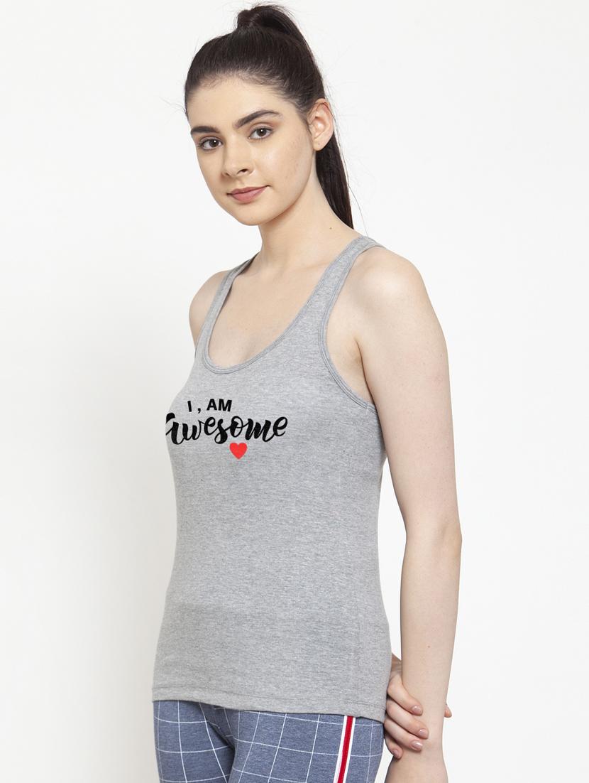 racer back graphic tank top - 17807292 - Standard Image - 1