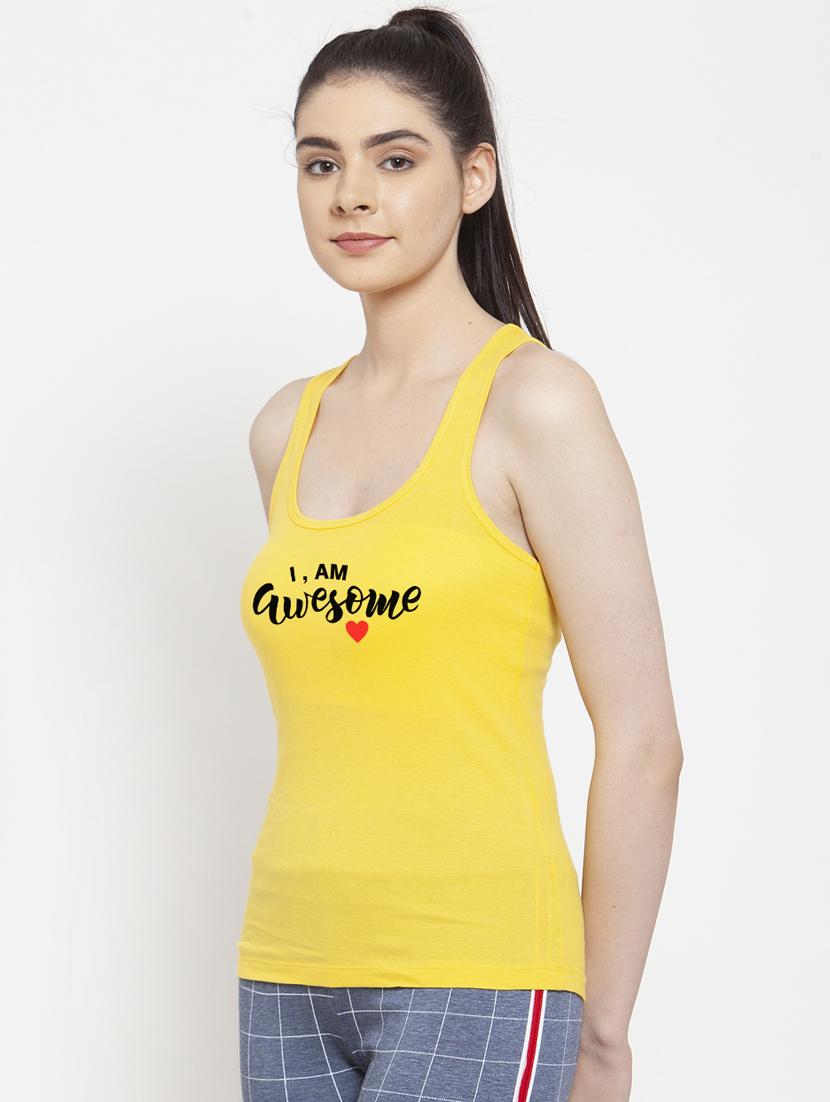 racer back graphic tank top - 17807293 - Standard Image - 1