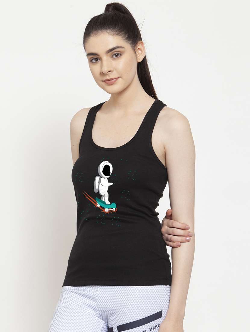 women's tank top scoop neck top - 17807301 - Standard Image - 1