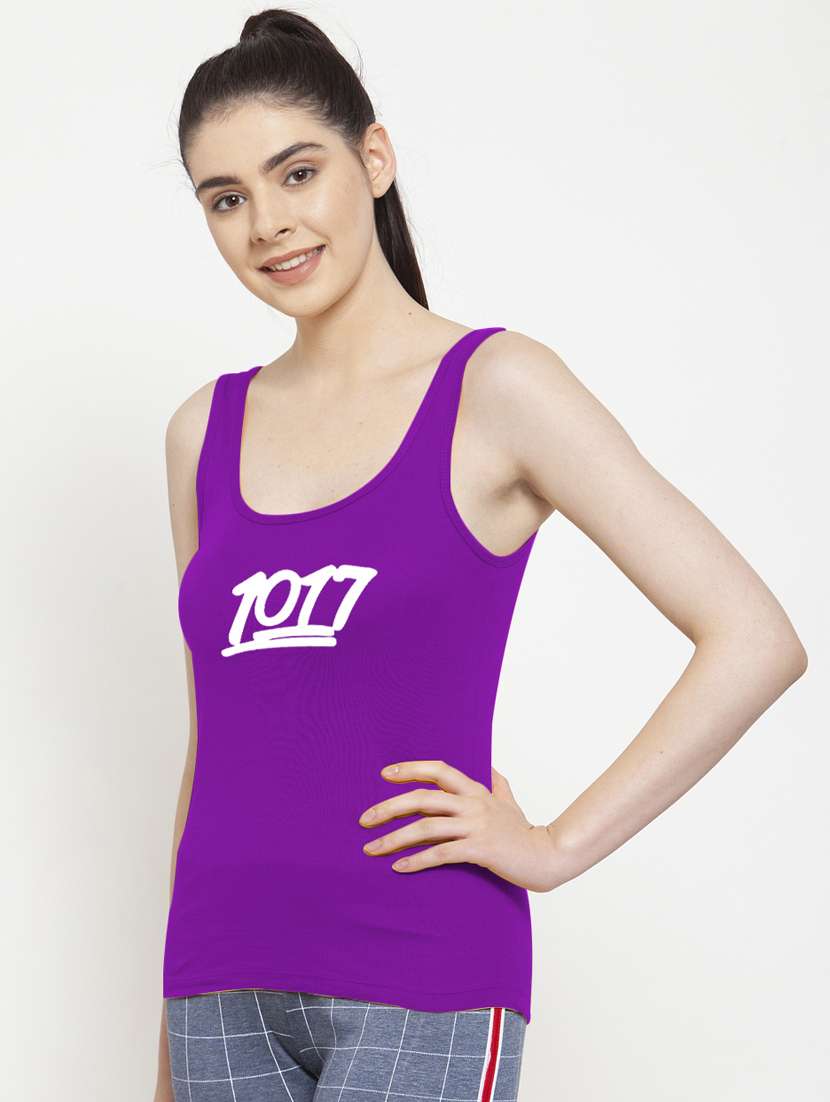 scoop neck graphic tank top  - 17807368 -  Standard Image - 1