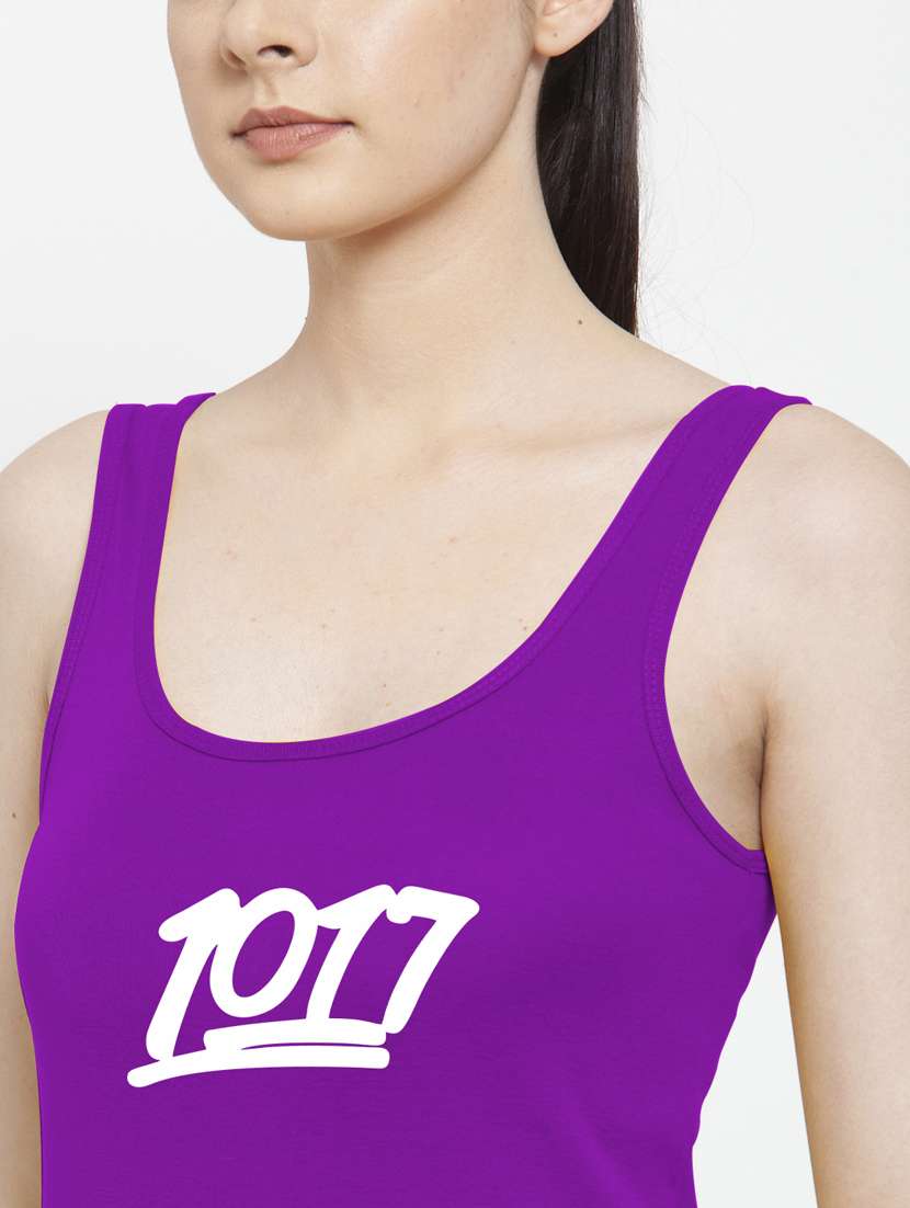 scoop neck graphic tank top - 17807368 - Standard Image - 4