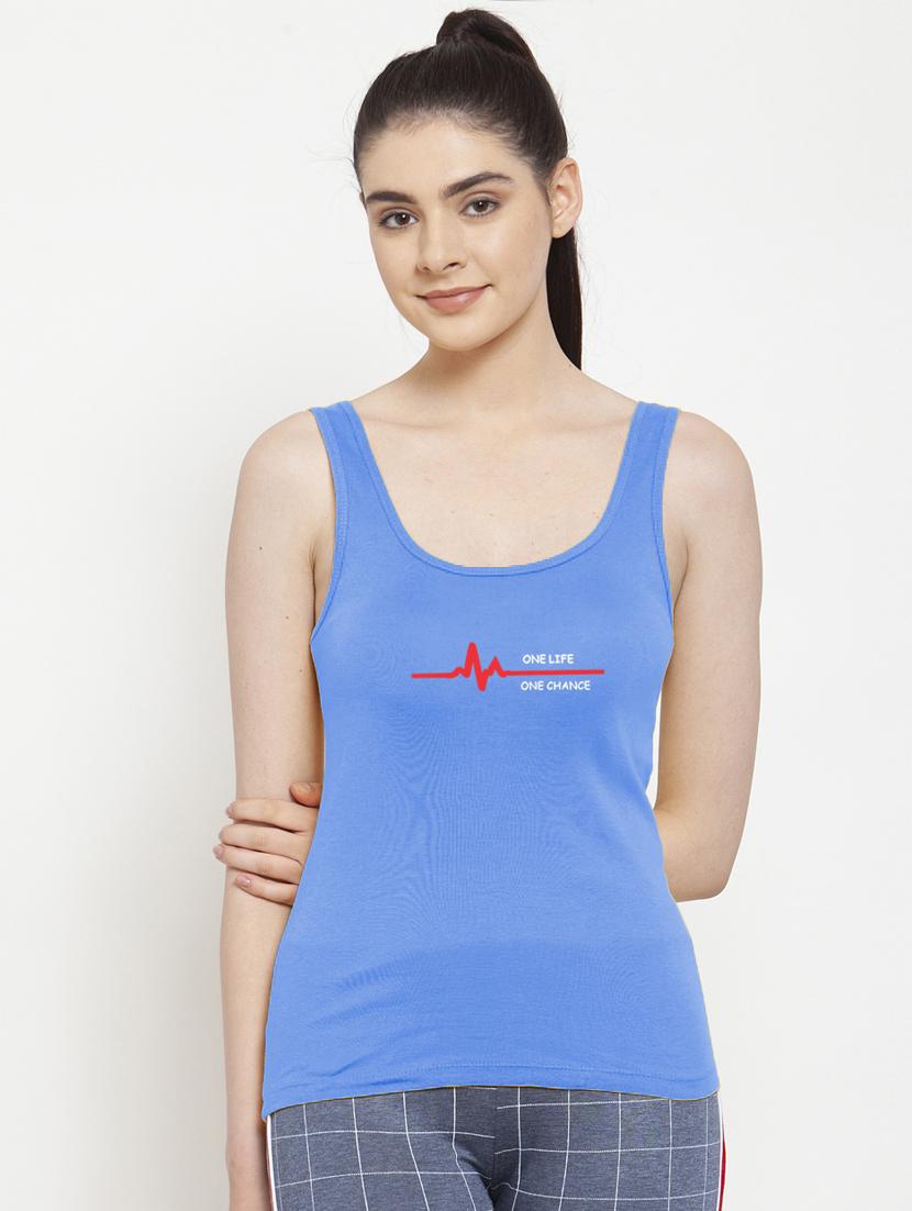 round neck printed tank top - 17807425 - Zoom Image - 0