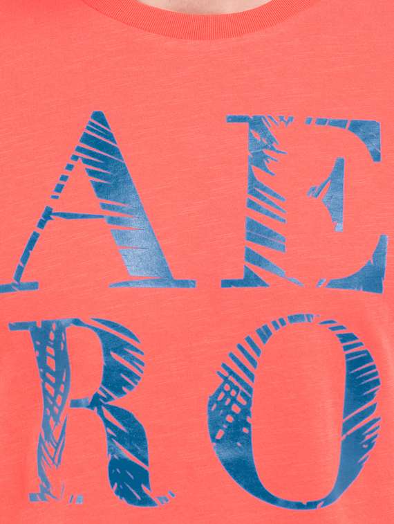 orange chest printed t-shirt - 17807857 - Standard Image - 4