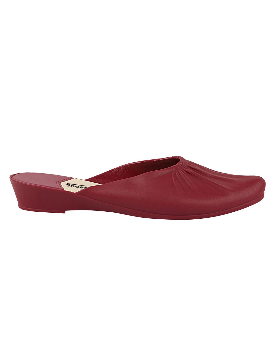 red synthetic slip on sandals - 17808253 -  Standard Image - 1