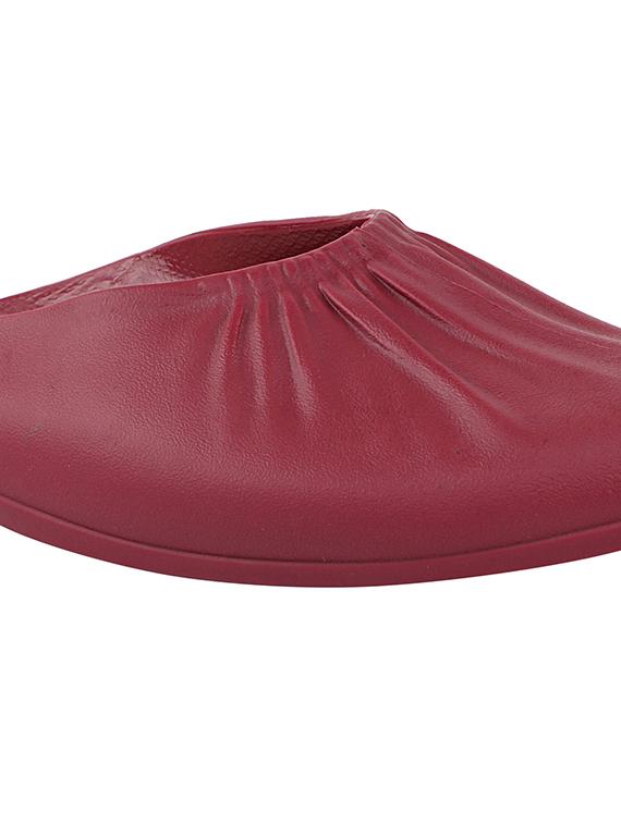 red synthetic slip on sandals - 17808253 - Standard Image - 4