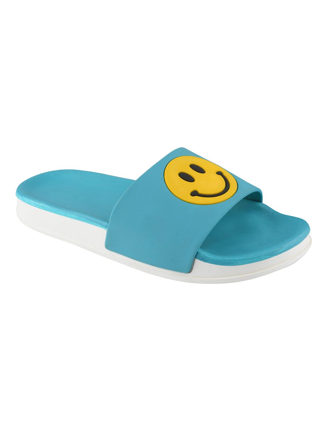 blue slip on slides - 17808304 - Standard Image - 1