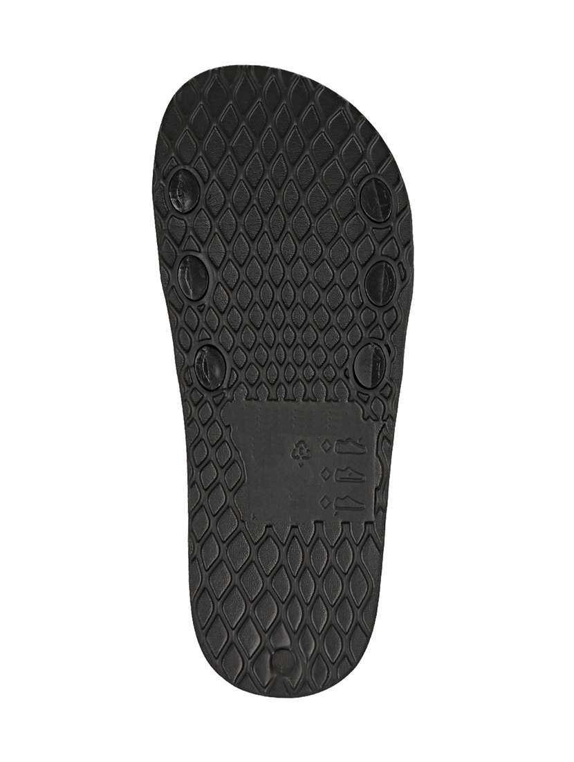 black slip on  slides - 17808333 -  Standard Image - 4
