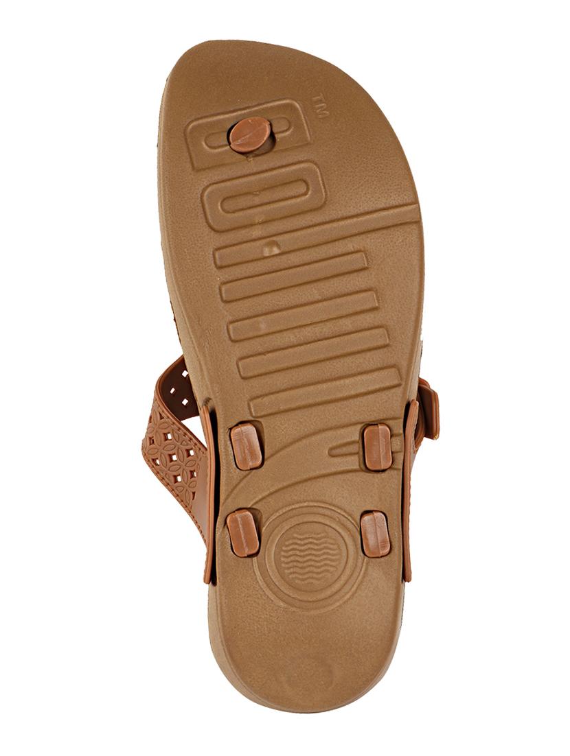 tan toe separator flip flop - 17808341 - Standard Image - 4