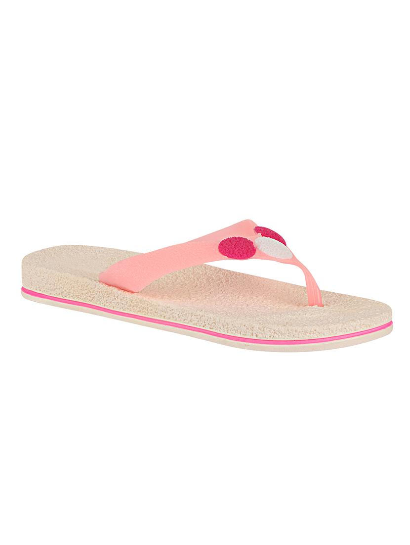 pink toe separator flip flop - 17808344 - Standard Image - 1