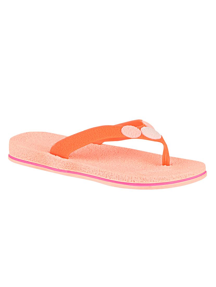 orange toe separator flip flop - 17808345 - Standard Image - 1