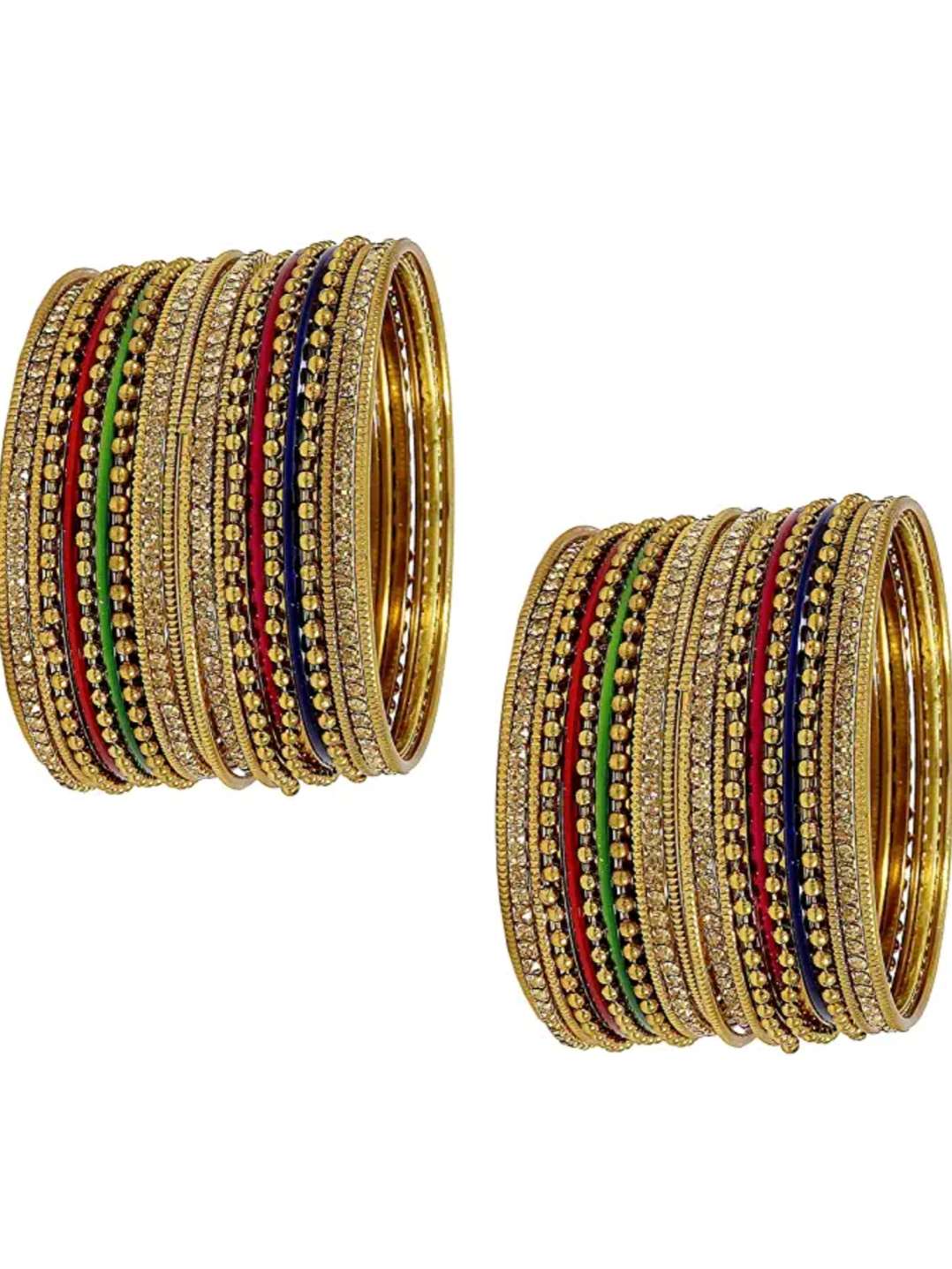 multi colored metal bangle