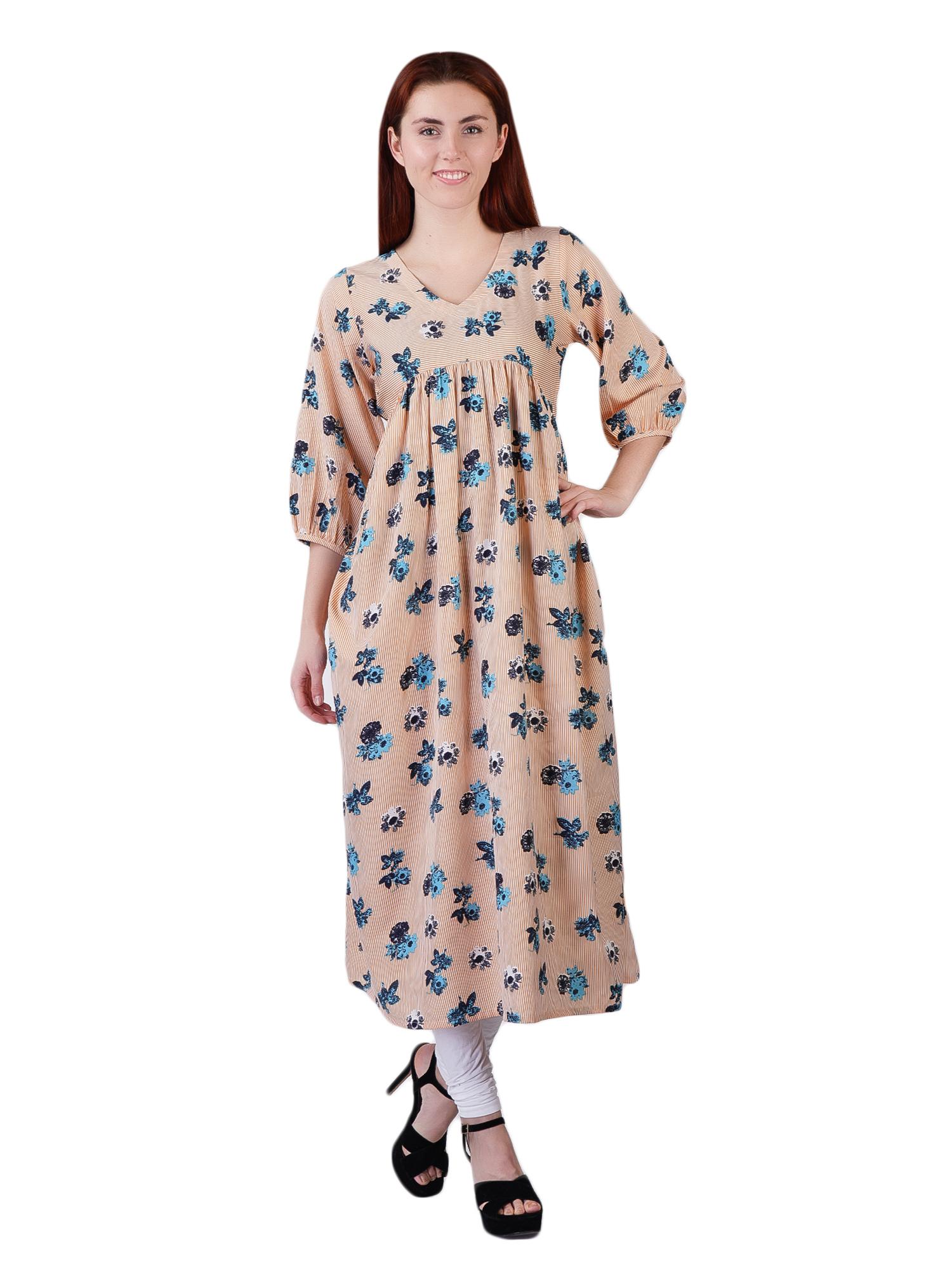 long maxi dress with empire line - 17809408 - Standard Image - 4