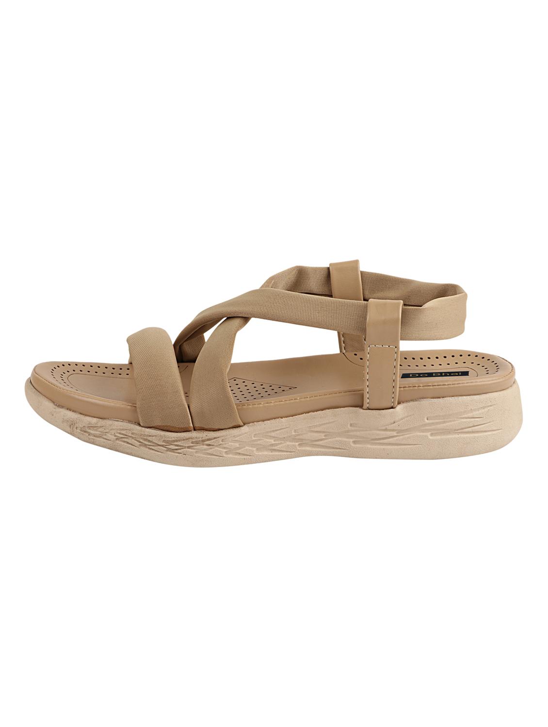 tan synthetic slip on sandals - 17809593 - Standard Image - 1