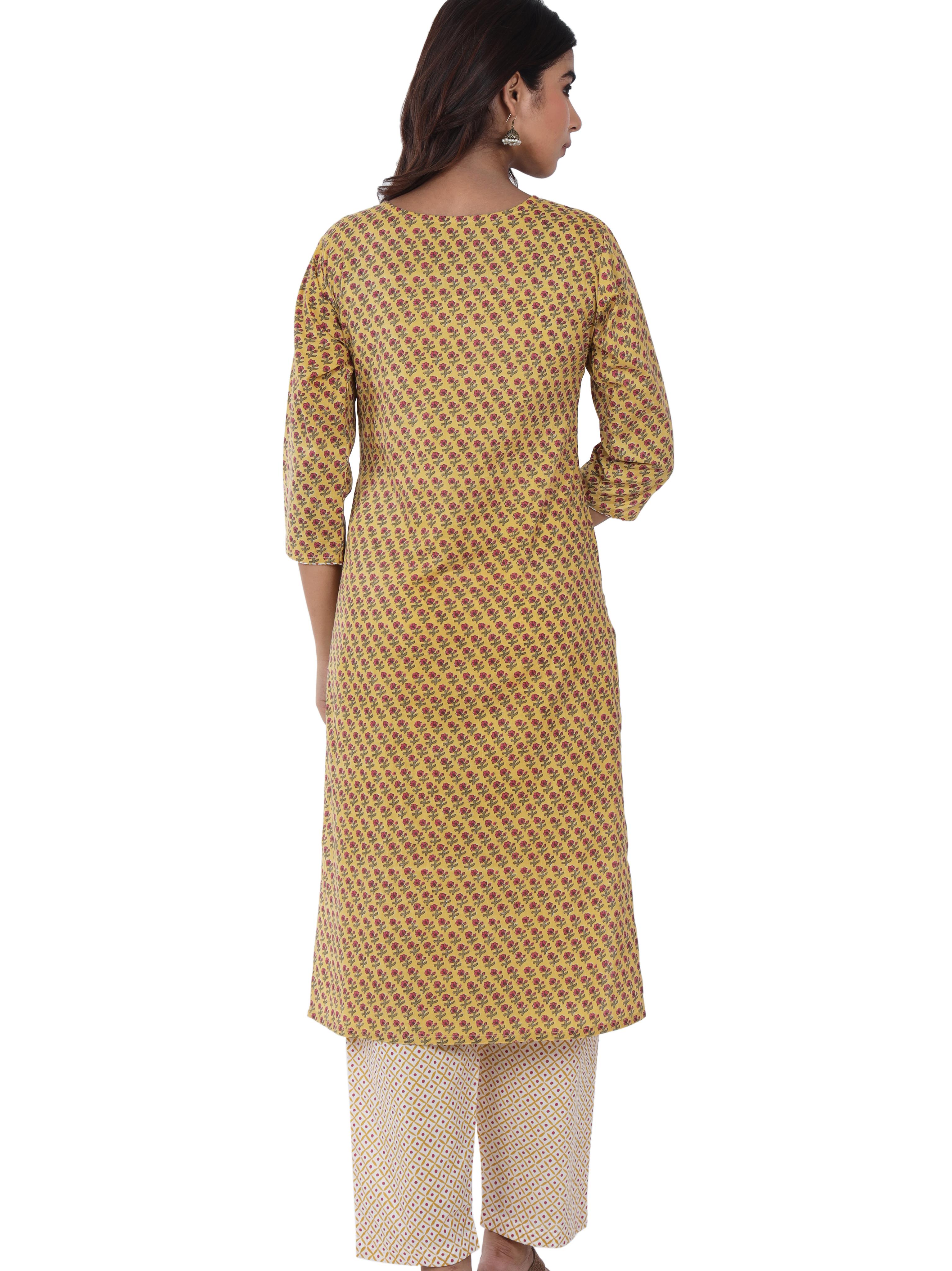 sequin crafts women's cotton printed kurti - 17810044 - Standard Image - 1