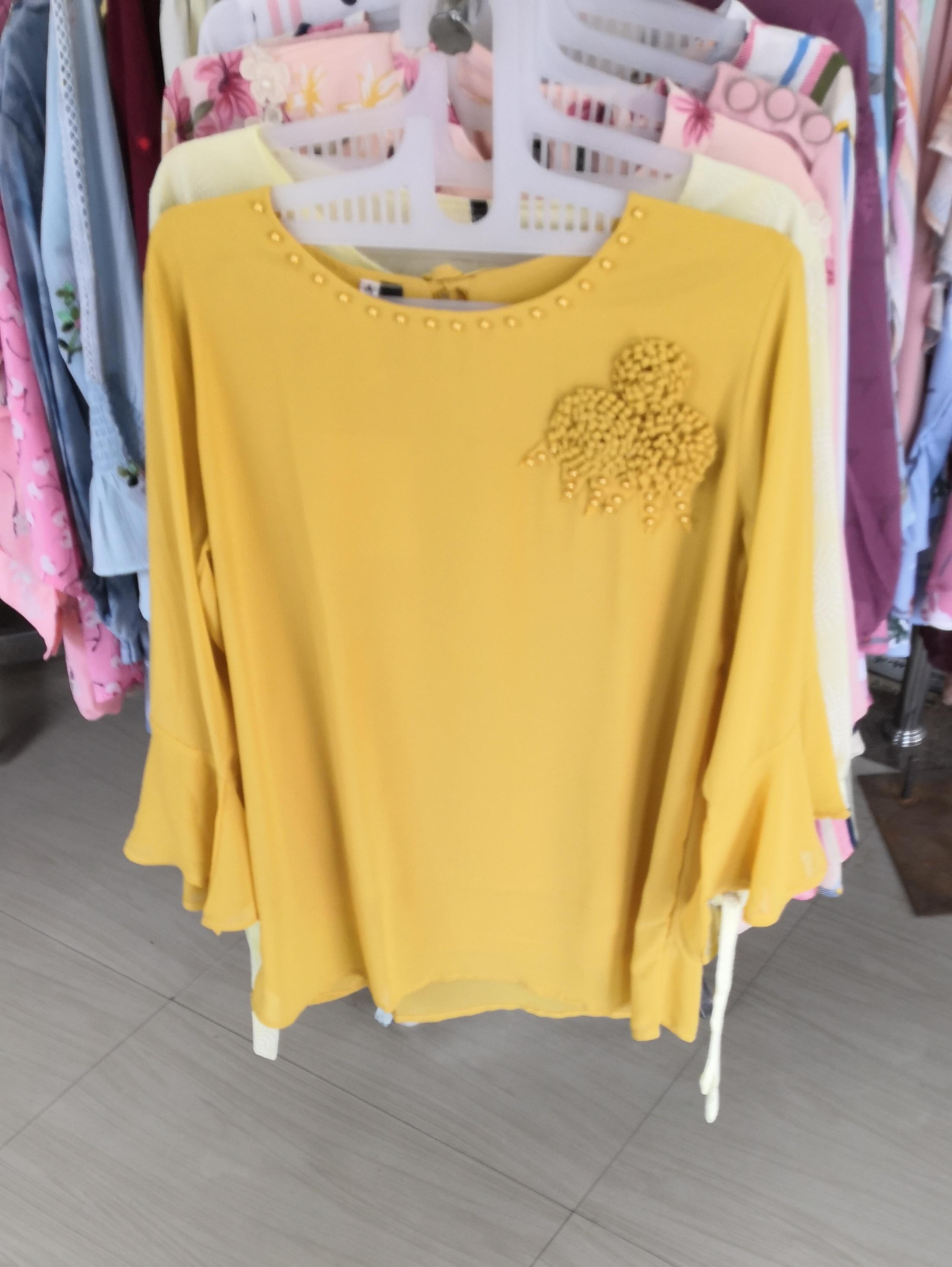 yellow cotton top - 17811231 - Standard Image - 1