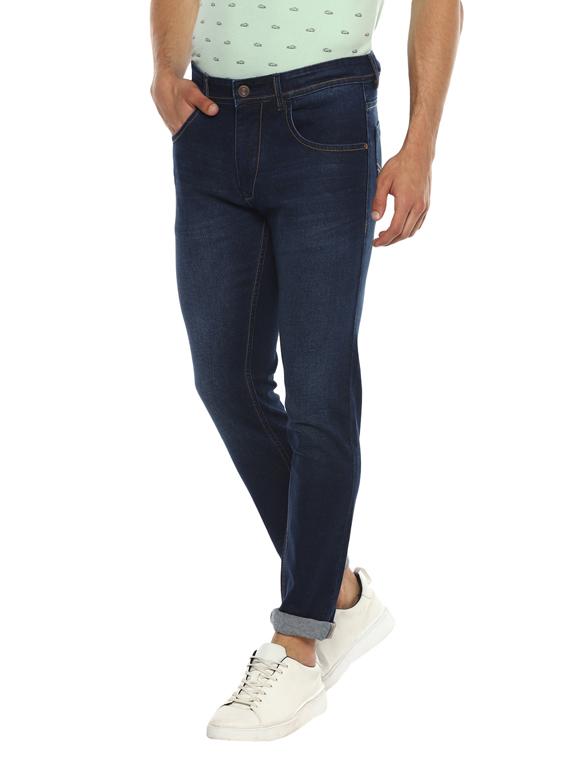 navy blue light washed denim jeans - 17812181 - Standard Image - 1