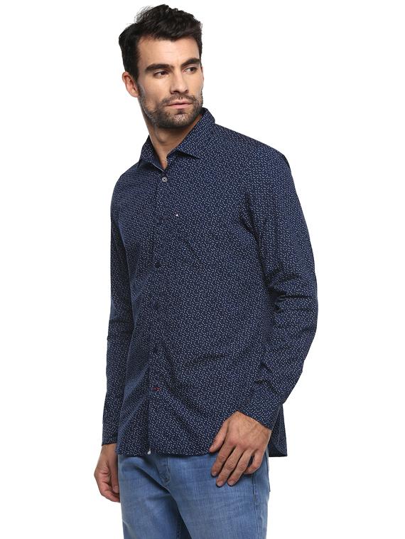 mens printed casual shirt - 17812198 - Standard Image - 1