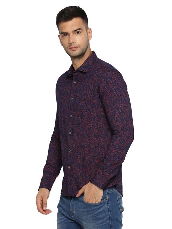mens printed casual shirt - 17812205 - Standard Image - 1