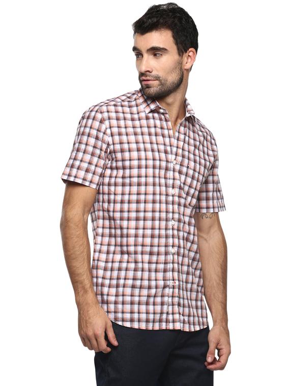 mens checks casual shirt - 17812208 - Standard Image - 1