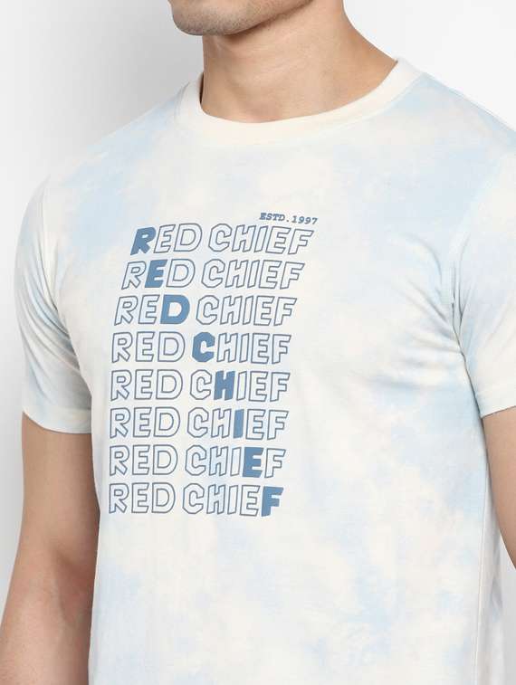 white front print t-shirt - 17812234 -  Standard Image - 4