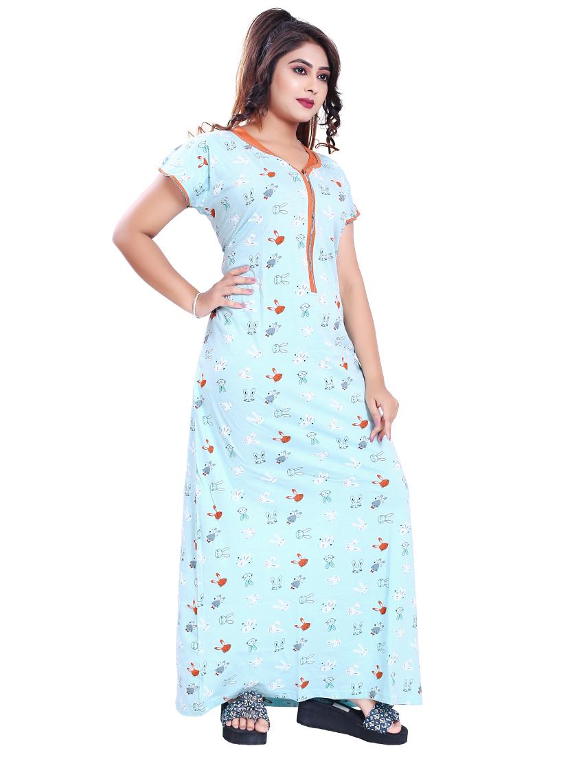 v-neck quirky nighty  - 17812506 -  Standard Image - 1