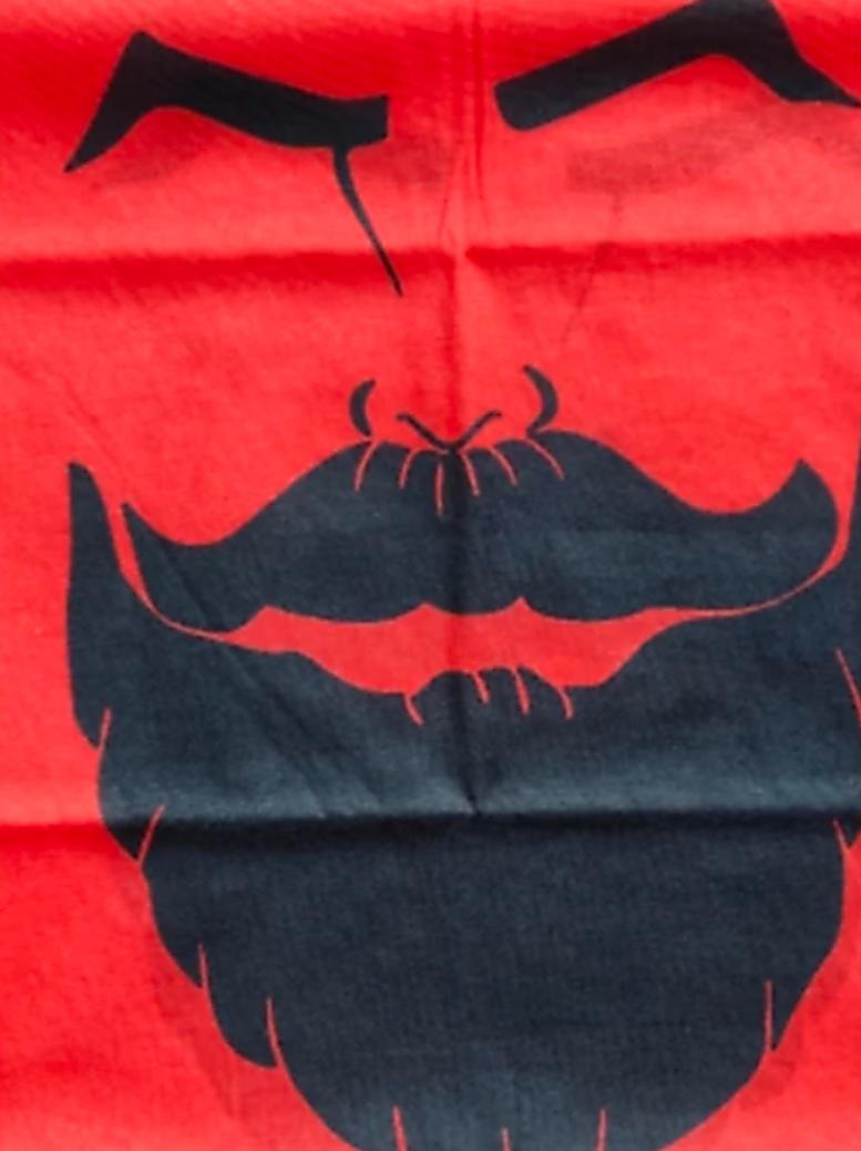 viscose blend red bandana - 17812746 - Standard Image - 1