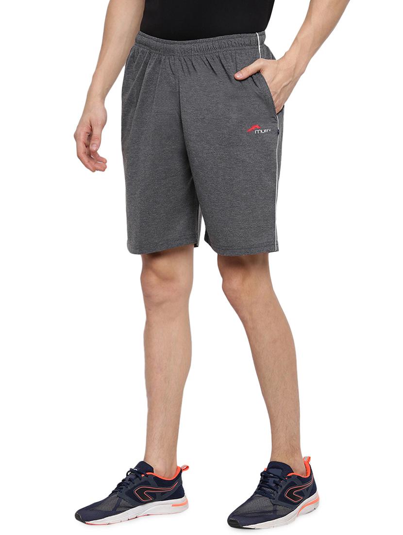 grey side striped shorts - 17812845 -  Standard Image - 1