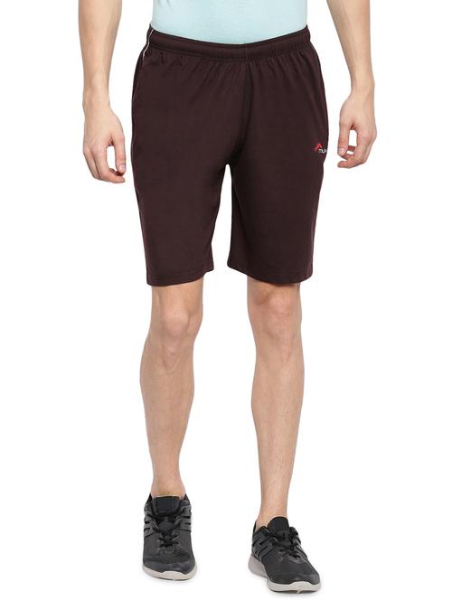 brown side striped shorts - 17812846 - Standard Image - 0